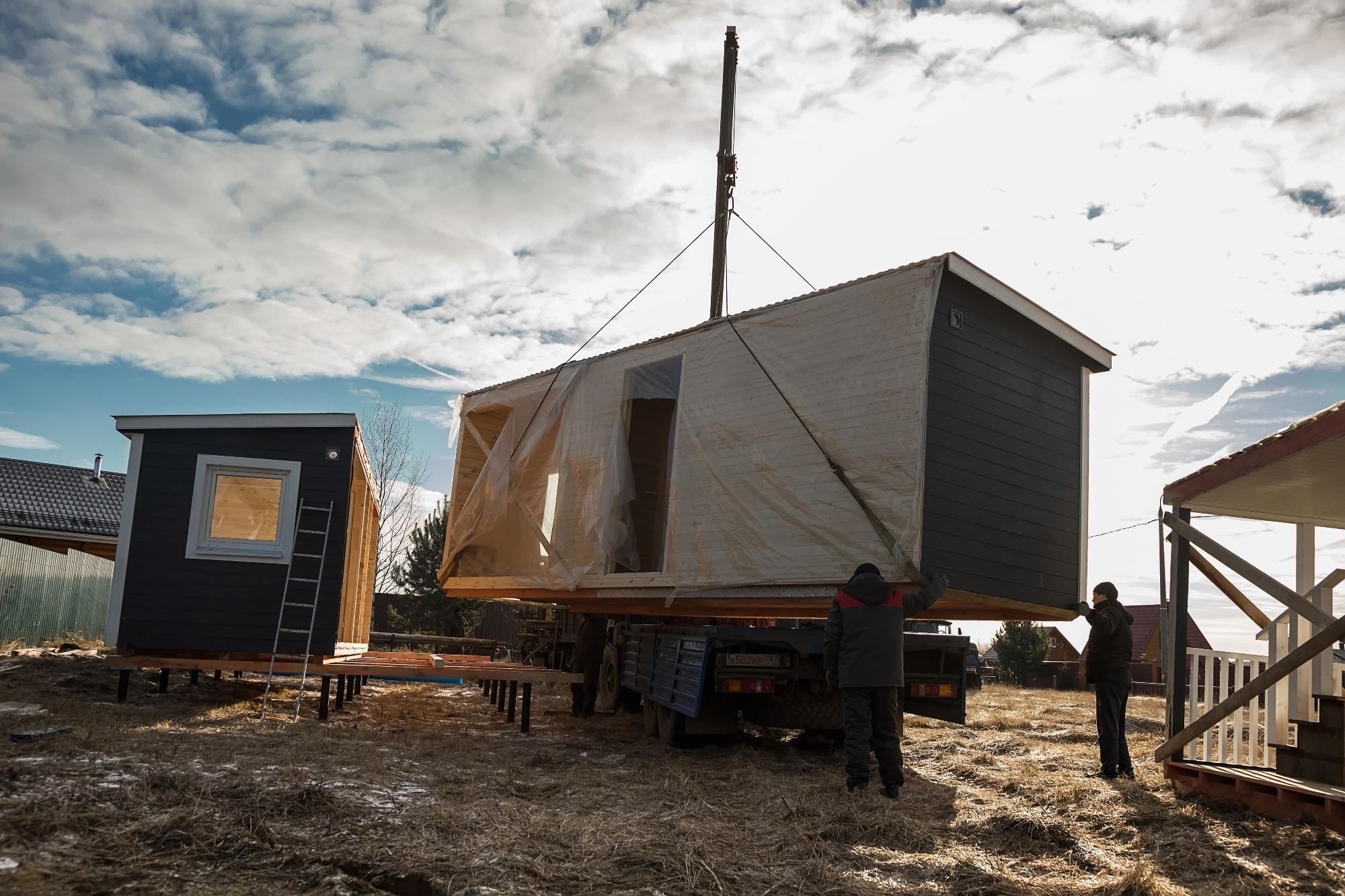 Postavitev modularne hiše je mogoča že v nekaj tednih